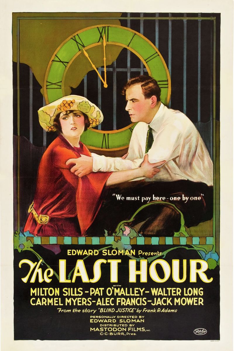 Poster for 'The Last Hour' - 1923