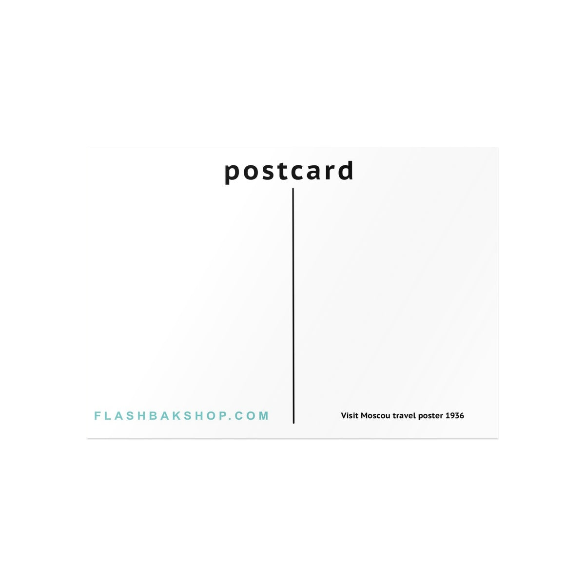 Visita Moscú - Postal