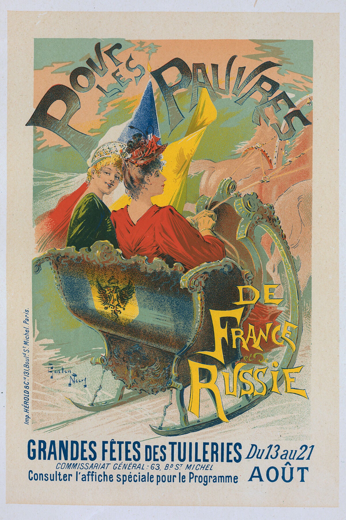 Les Grandes Fêtes des Tuileries by Gaston Noury - 1896