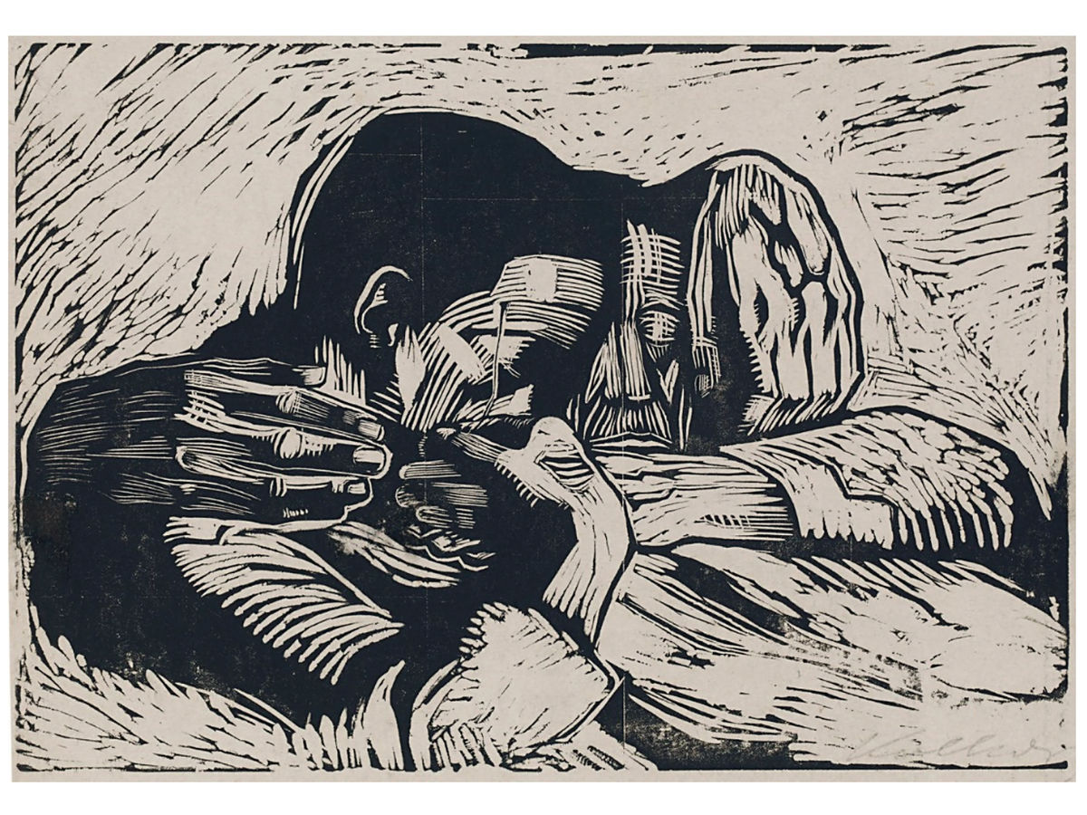Two Dead by Käthe Kollwitz - 1920