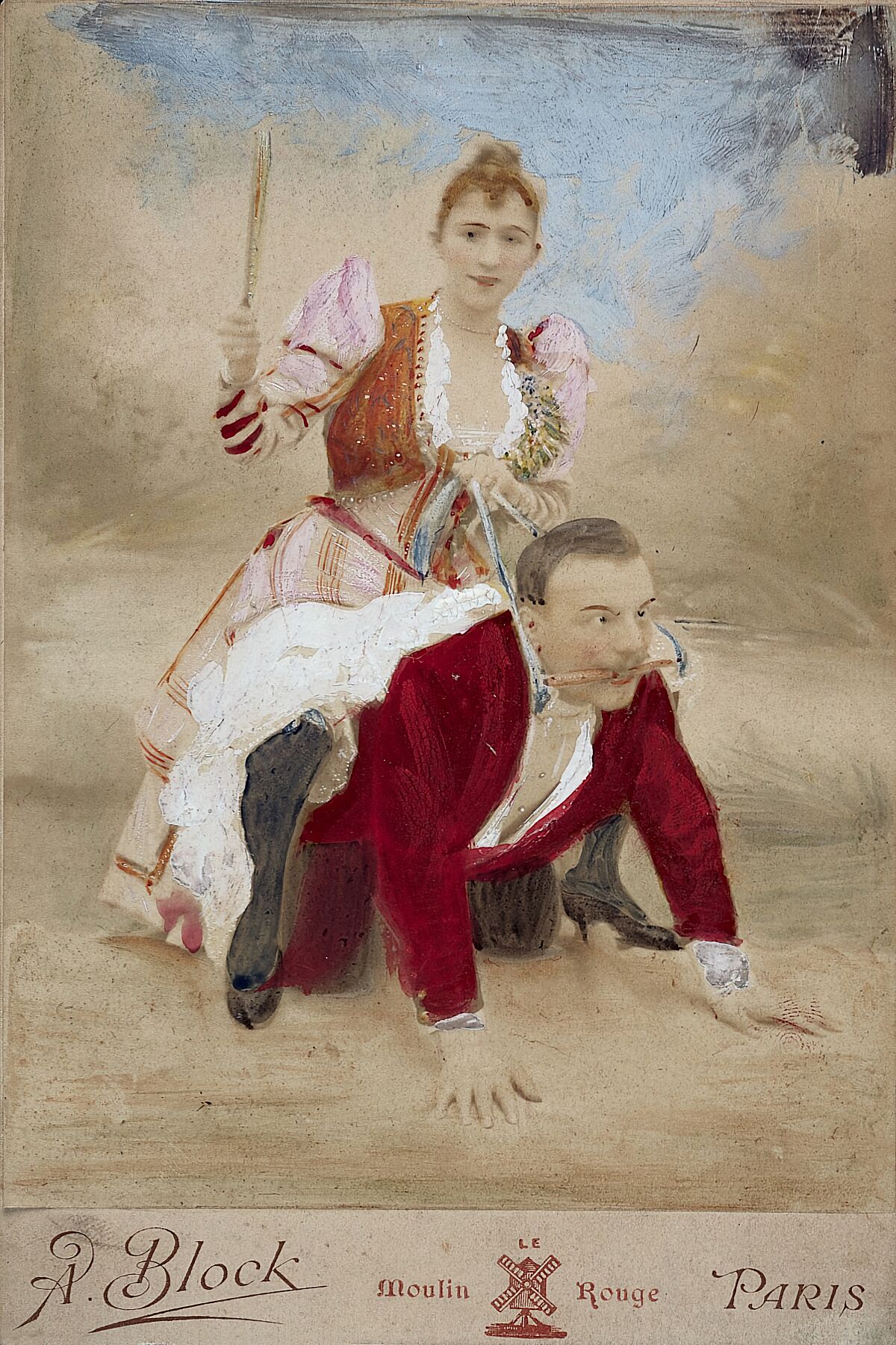 Woman Riding A Man, c. 1886 - From Sexologist Richard Freiherr von Krafft-Ebing’s Private Papers