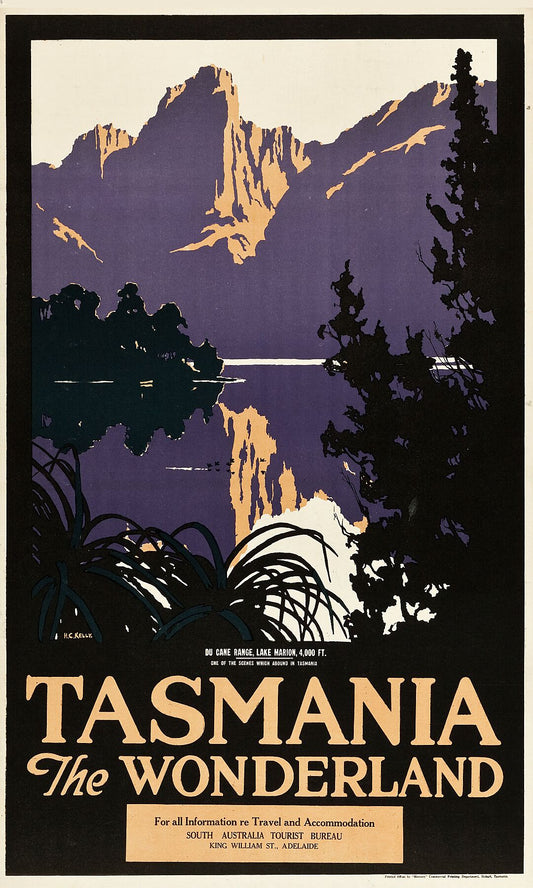 Tasmania Tourist Poster - 1926