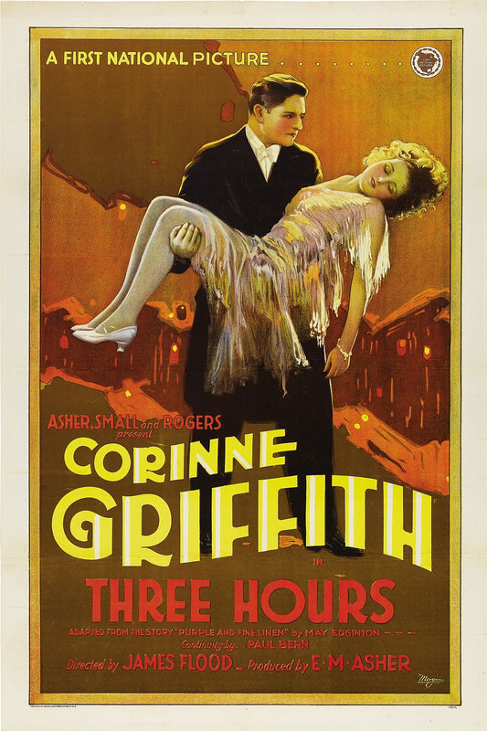 Three Hours Movie Poster - 1927