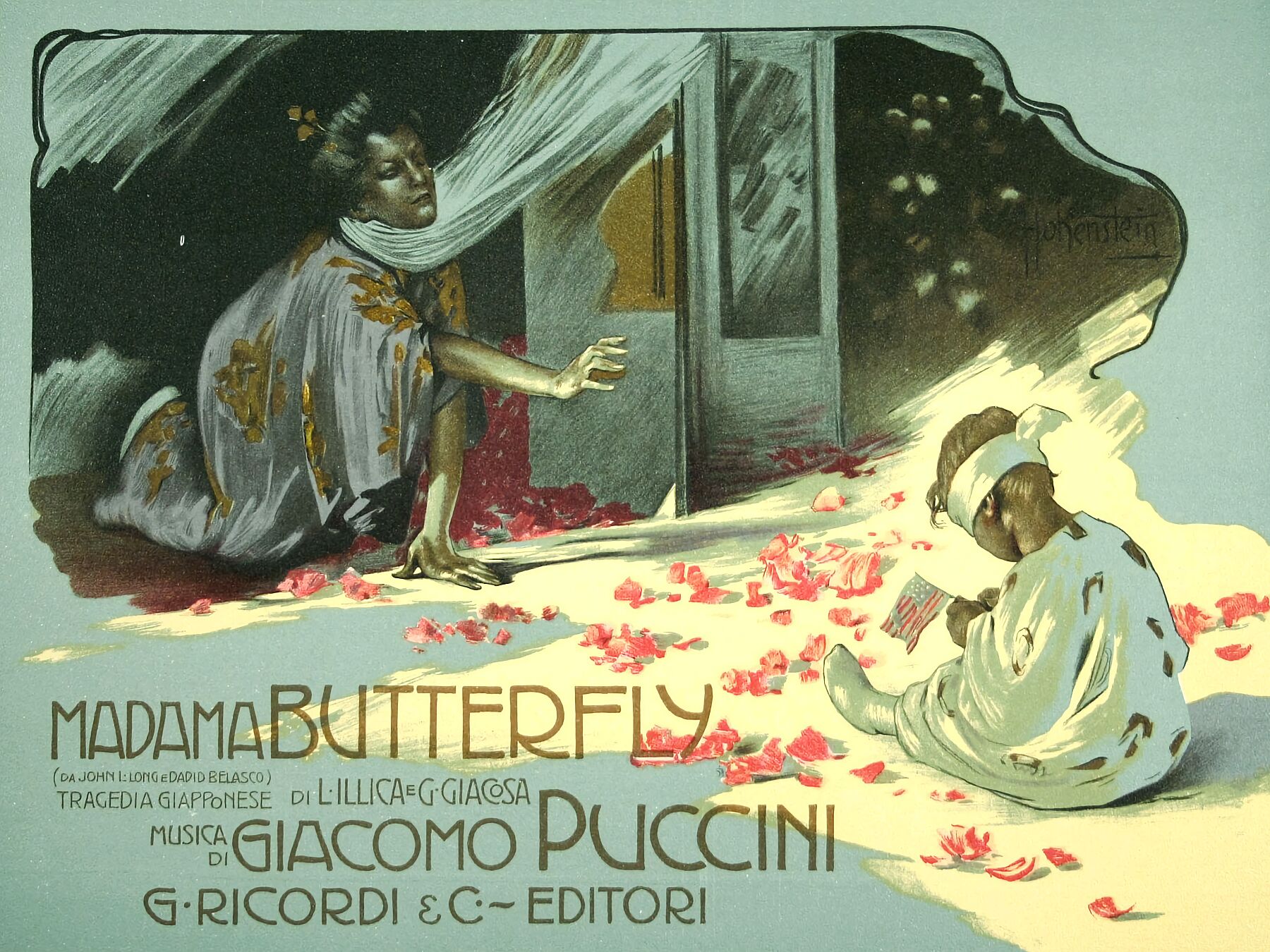 Madama Butterfly by Adolfo Hohenstein - 1914