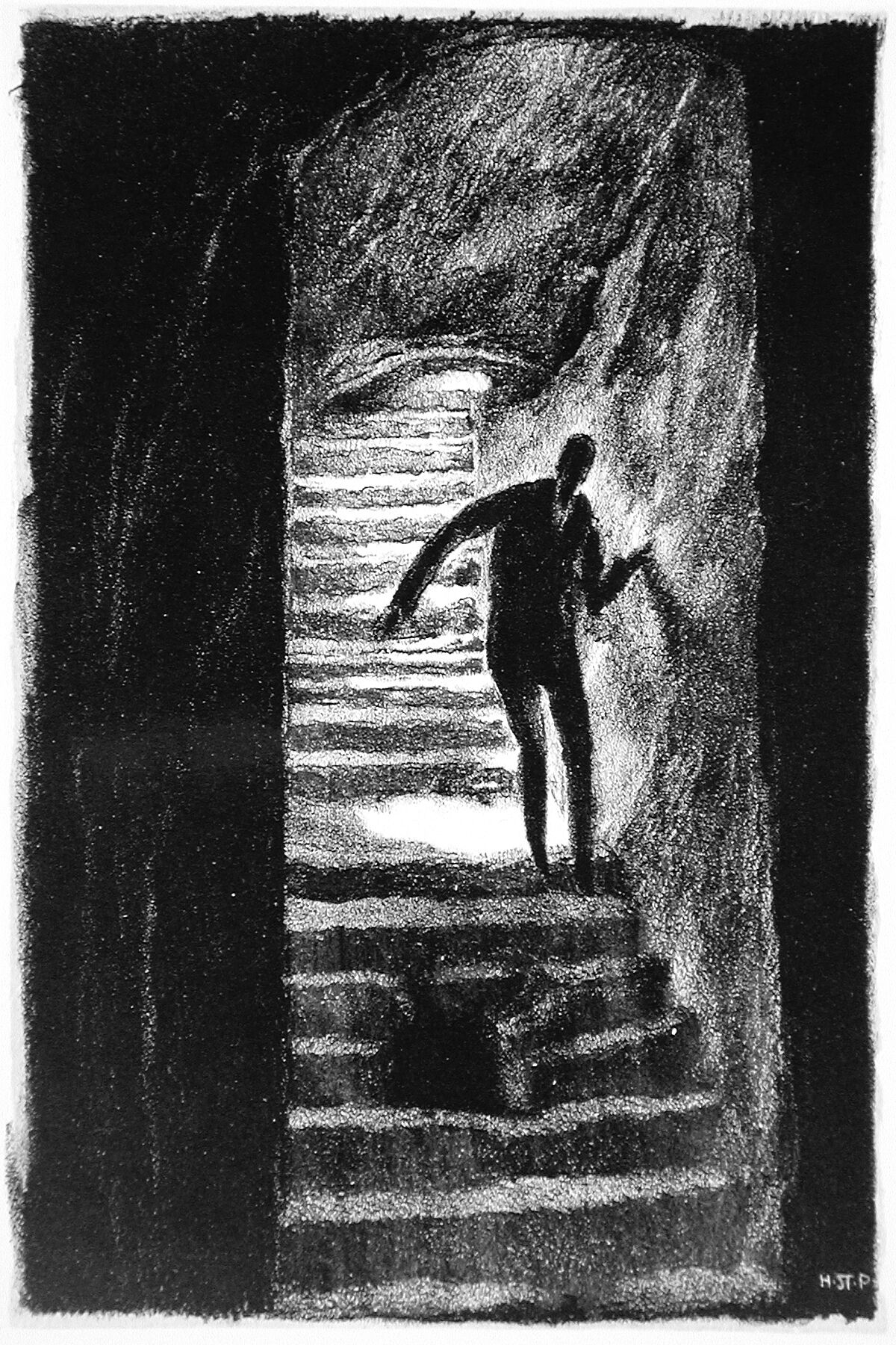 The Way to Horror (Der Weg ins Grauen) Alternate Title_ Der Weg ins Grauen  Hugo Steiner-Prag (Bohemia, Prague, 1880-1945) Germany, 1915-1916