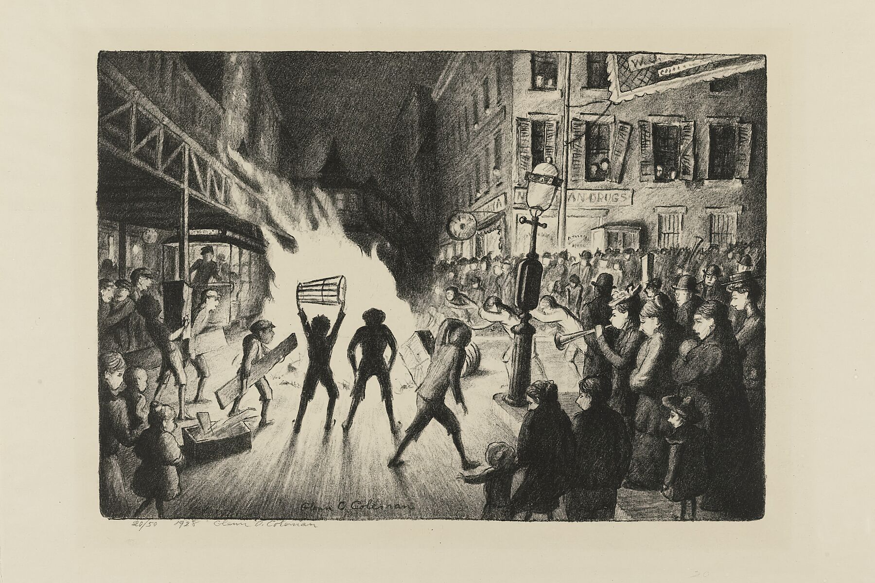 Election Night by Glenn O. Coleman - 1928