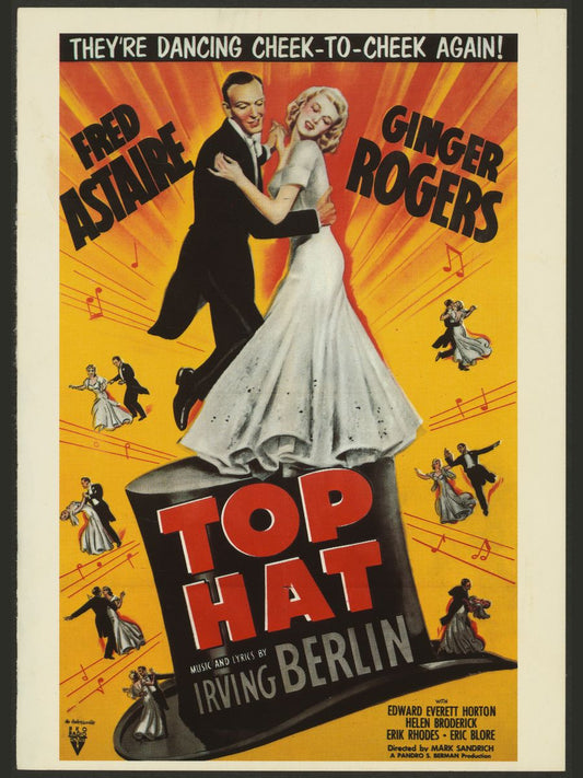 Sombrero de copa, póster de película - 1935
