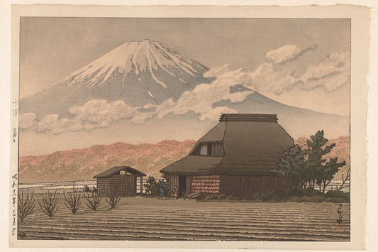 Fuji from Narusawa Village, Kawase Hasui, 1936