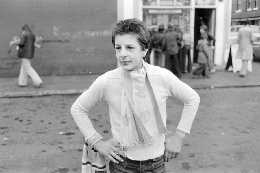 White Sweater Man City Fan - c. 1977