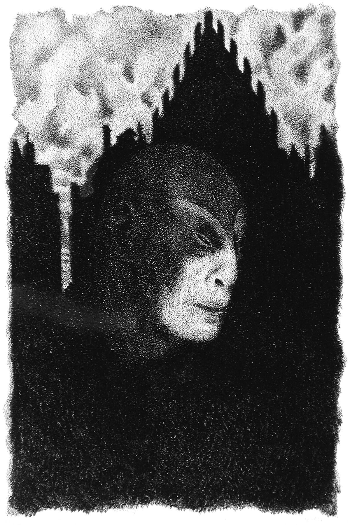 Illustration from the book Der Golem.