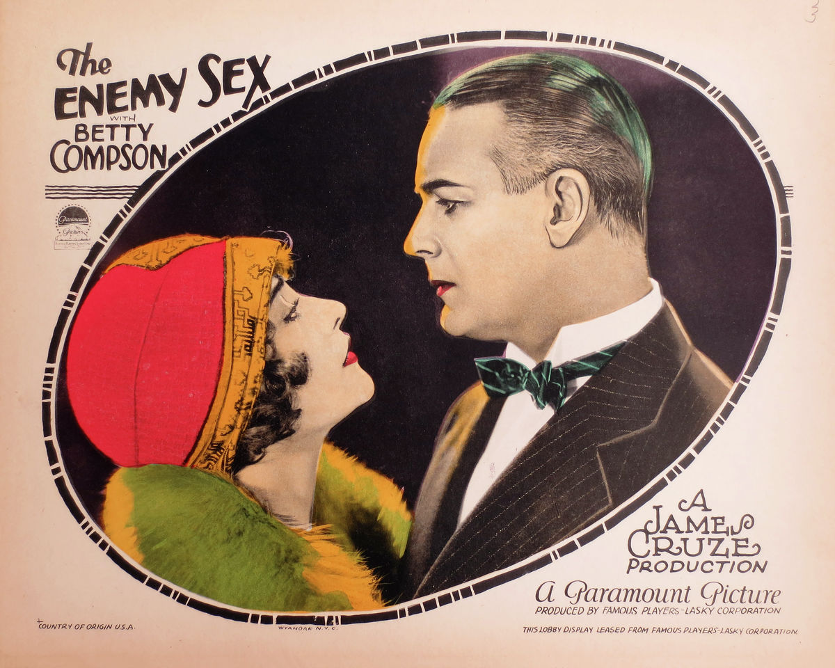 El sexo enemigo, cartel de la película - 1924