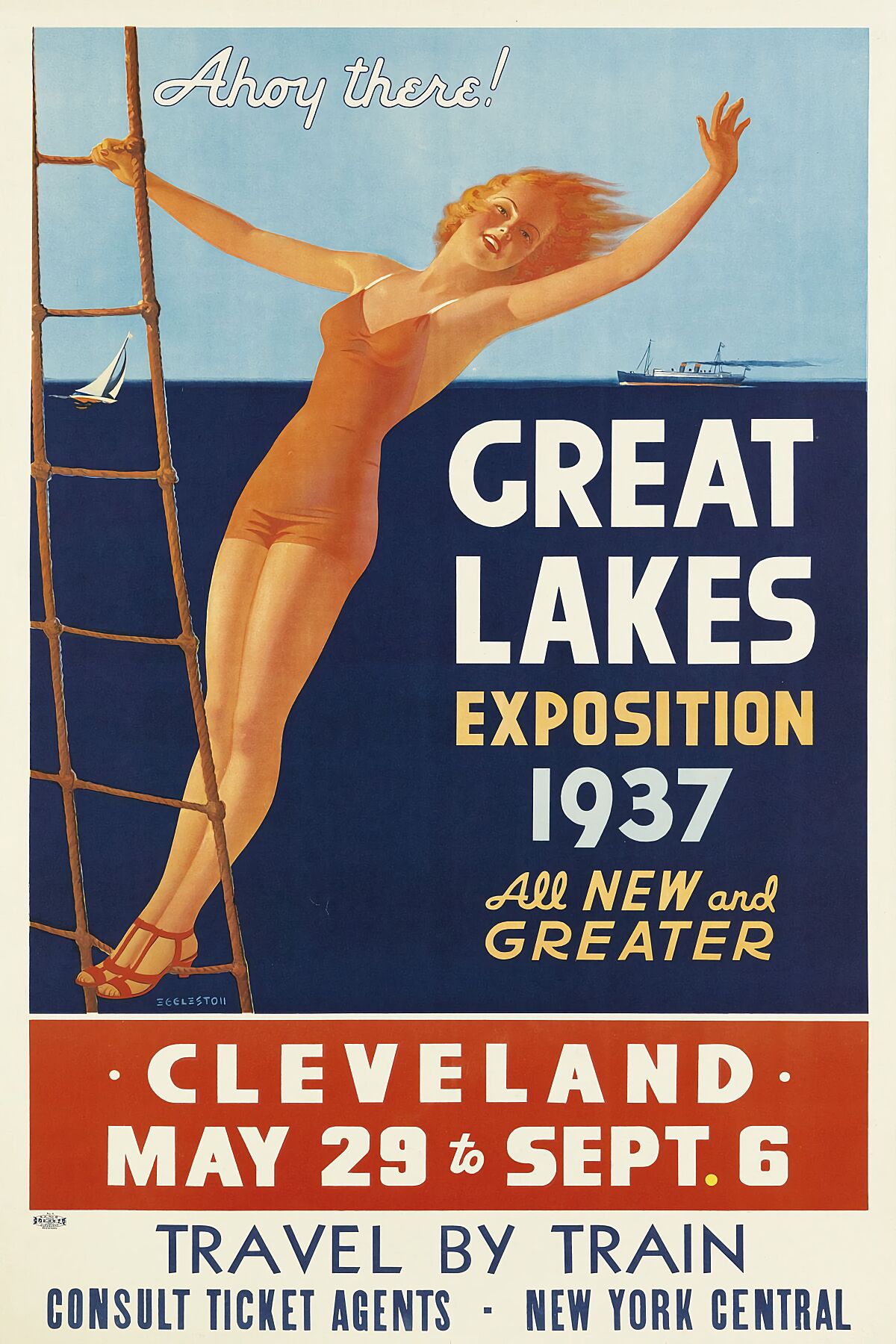 Great Lakes Exposition, Cleveland by Edward Eggleston - 1937