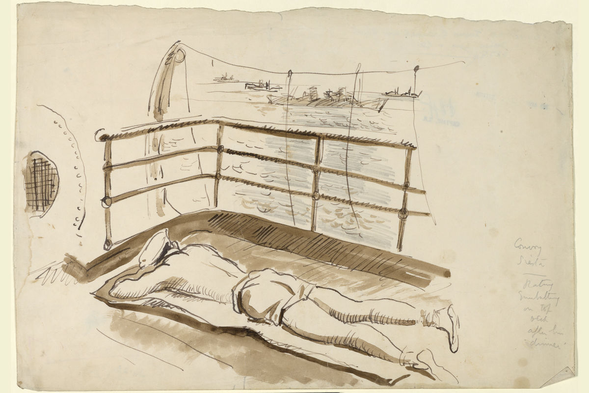 Convoy Siesta by Cecil Beaton - 1942