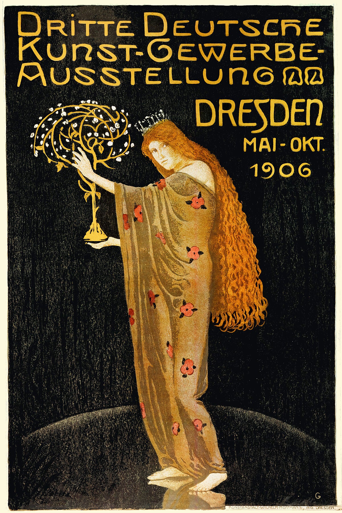 Third German Decorative Arts Exhibition, by Otto Gussmann - 1906