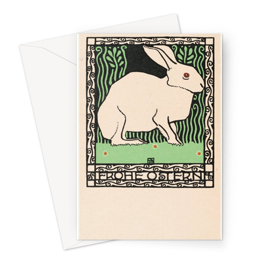 Tarjeta de Pascua de Josef von Diveky, 1908 - Tarjeta de felicitación