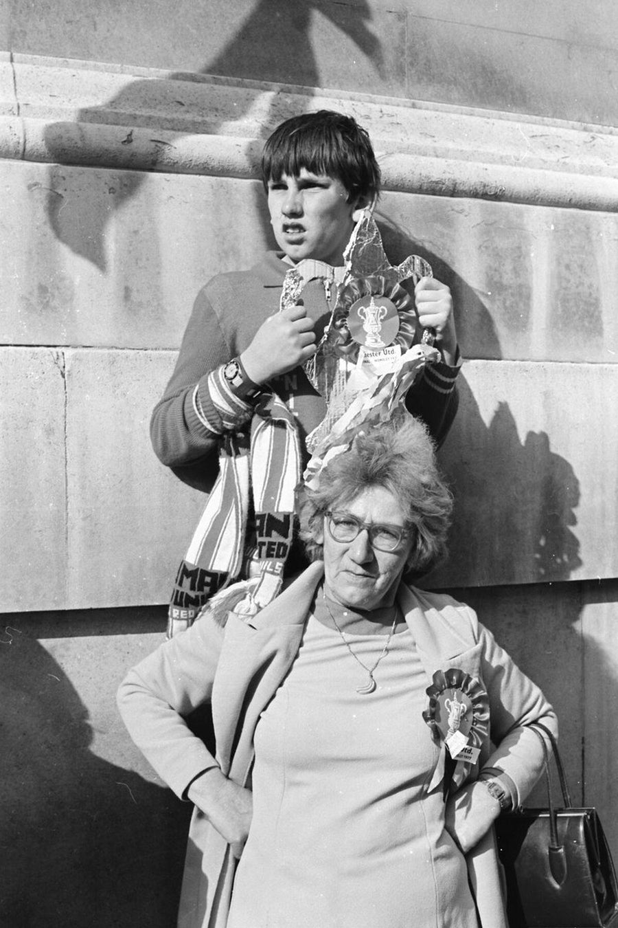 Two Manchester United by Iain S.P. Reid - c. 1977