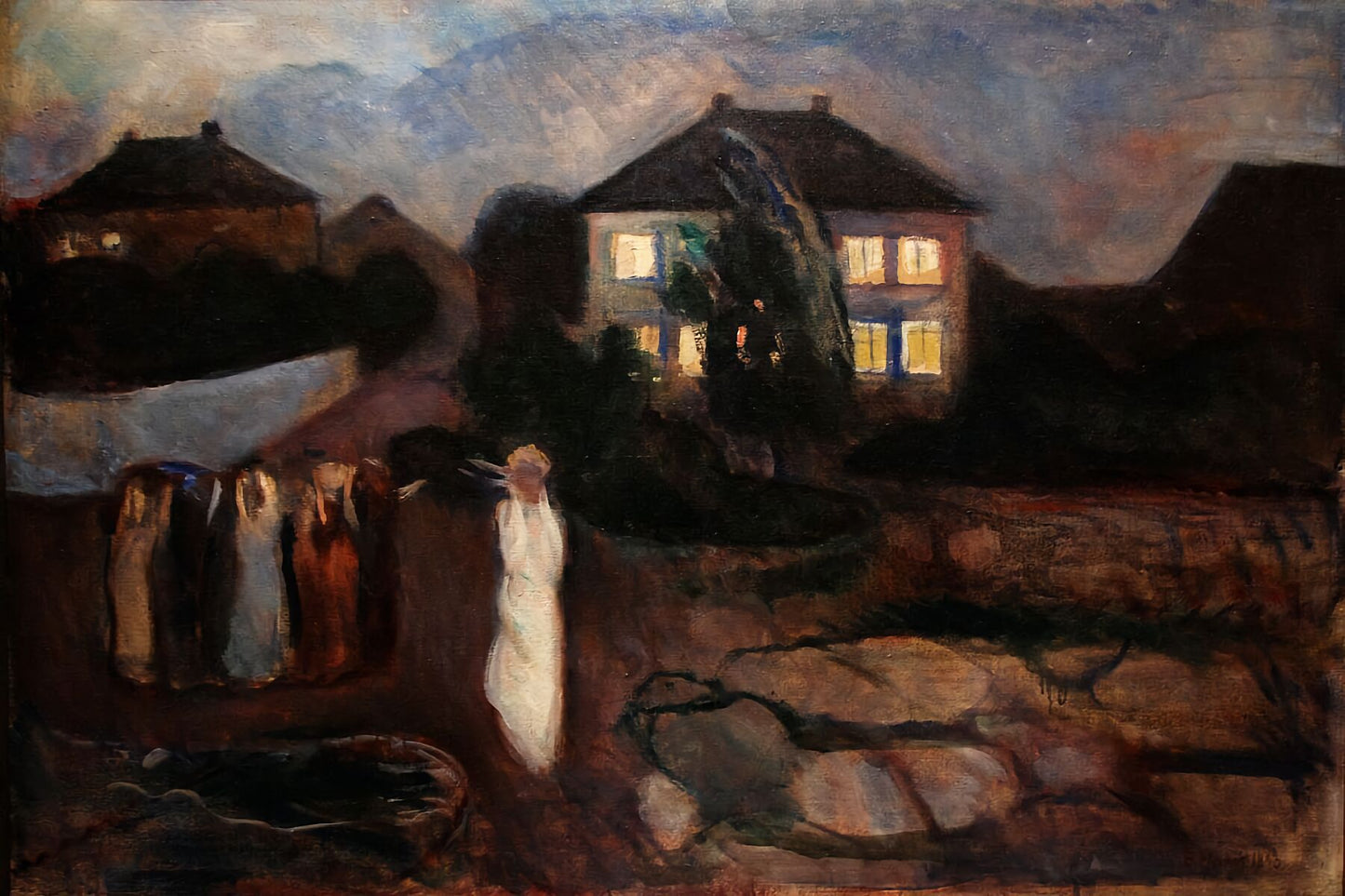 The Storm by Edvard Munch -1893