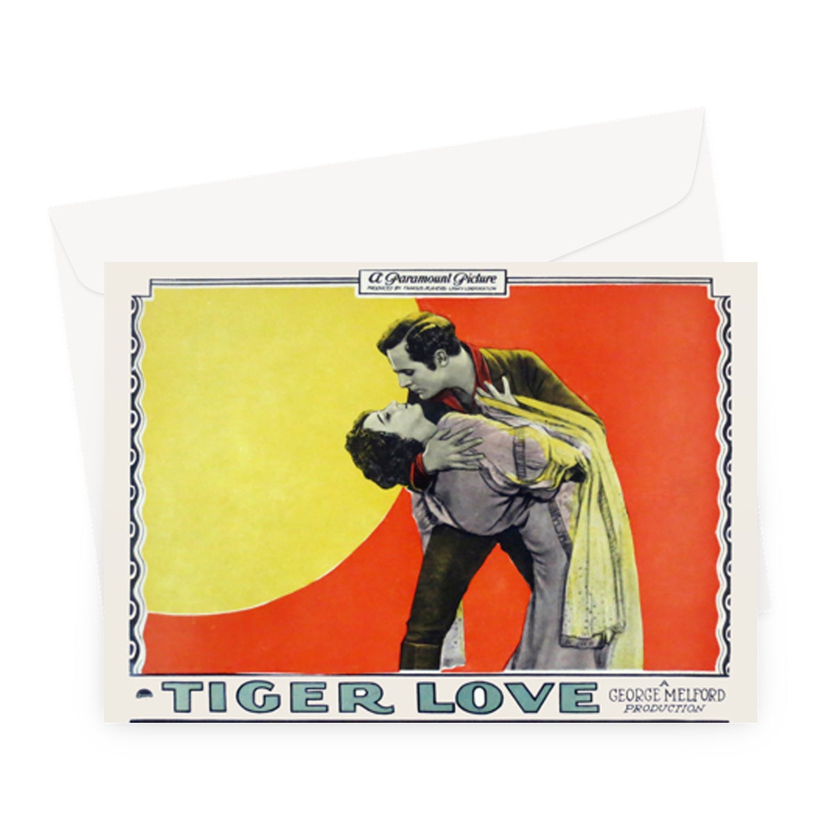 Tiger Love, 1924 - Carte de vœux