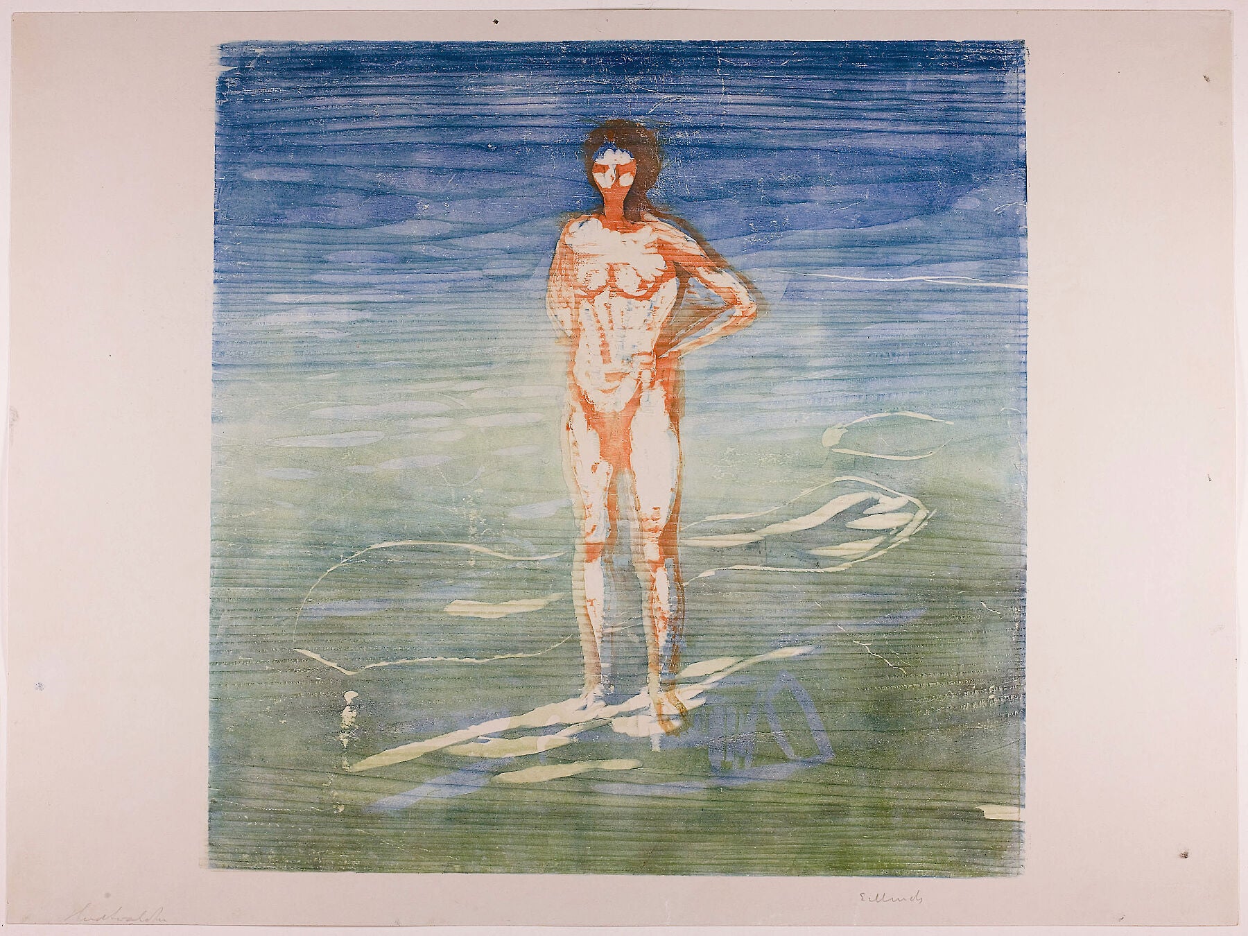 Man Bathing by Edvard Munch - 1899