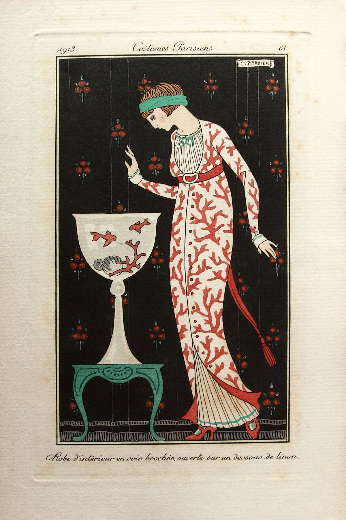 Costumes Parisiens, Journal des Dames et des Modes 1913 Author George Barbier (1882–1932)