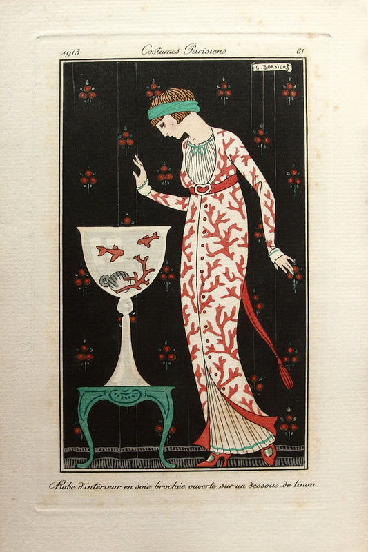 Costumes Parisiens, Journal des Dames et des Modes 1913 Author George Barbier (1882–1932)
