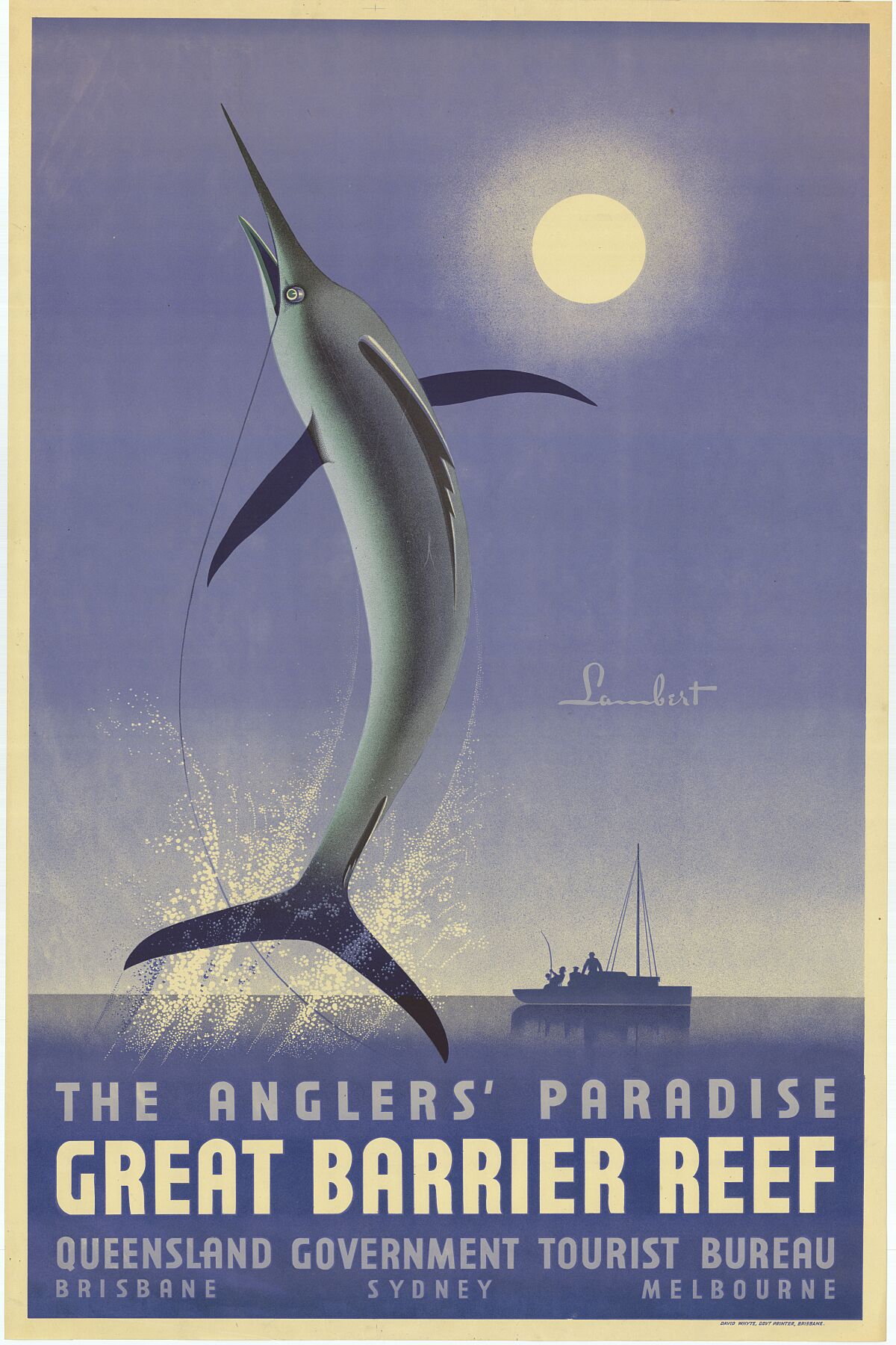 The Anglers' Paradise, Great Barrier Reef  , c1939   Noel Pascoe Lambert
