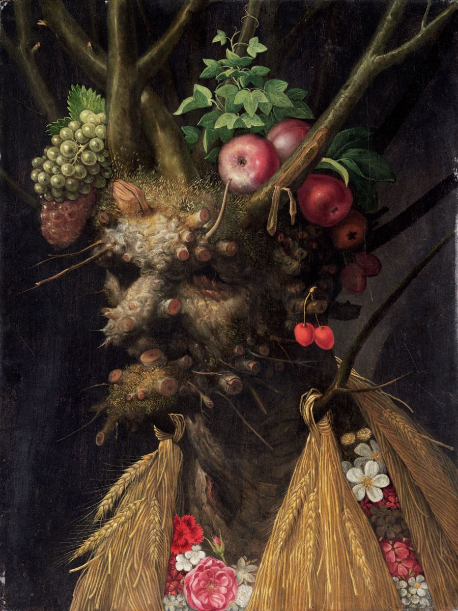 Four Seasons in One Head by Giuseppe Arcimboldo c.1590