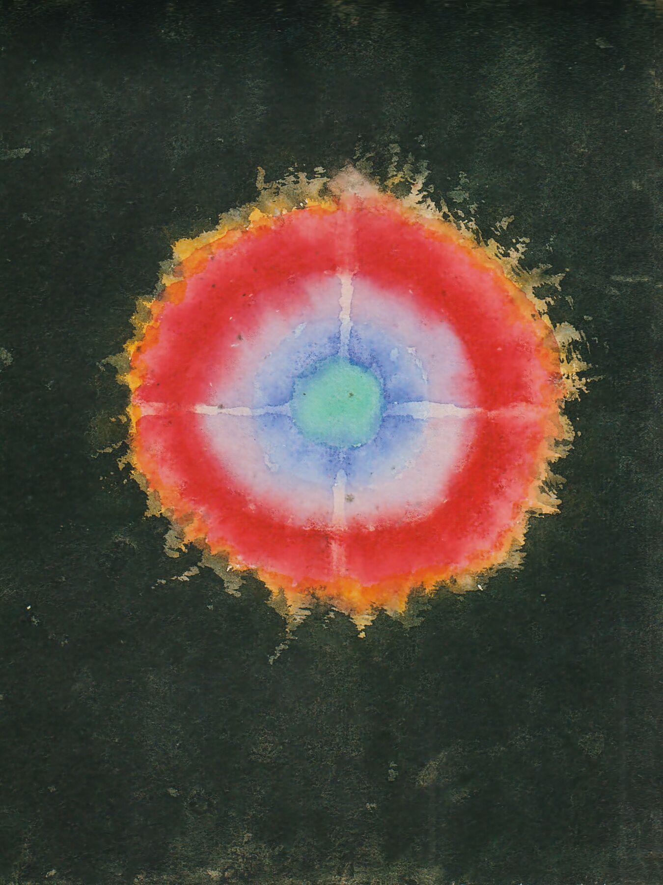 Untitled (On the Viewing of Flowers and Trees Series) by Hilma af Klint - 1922