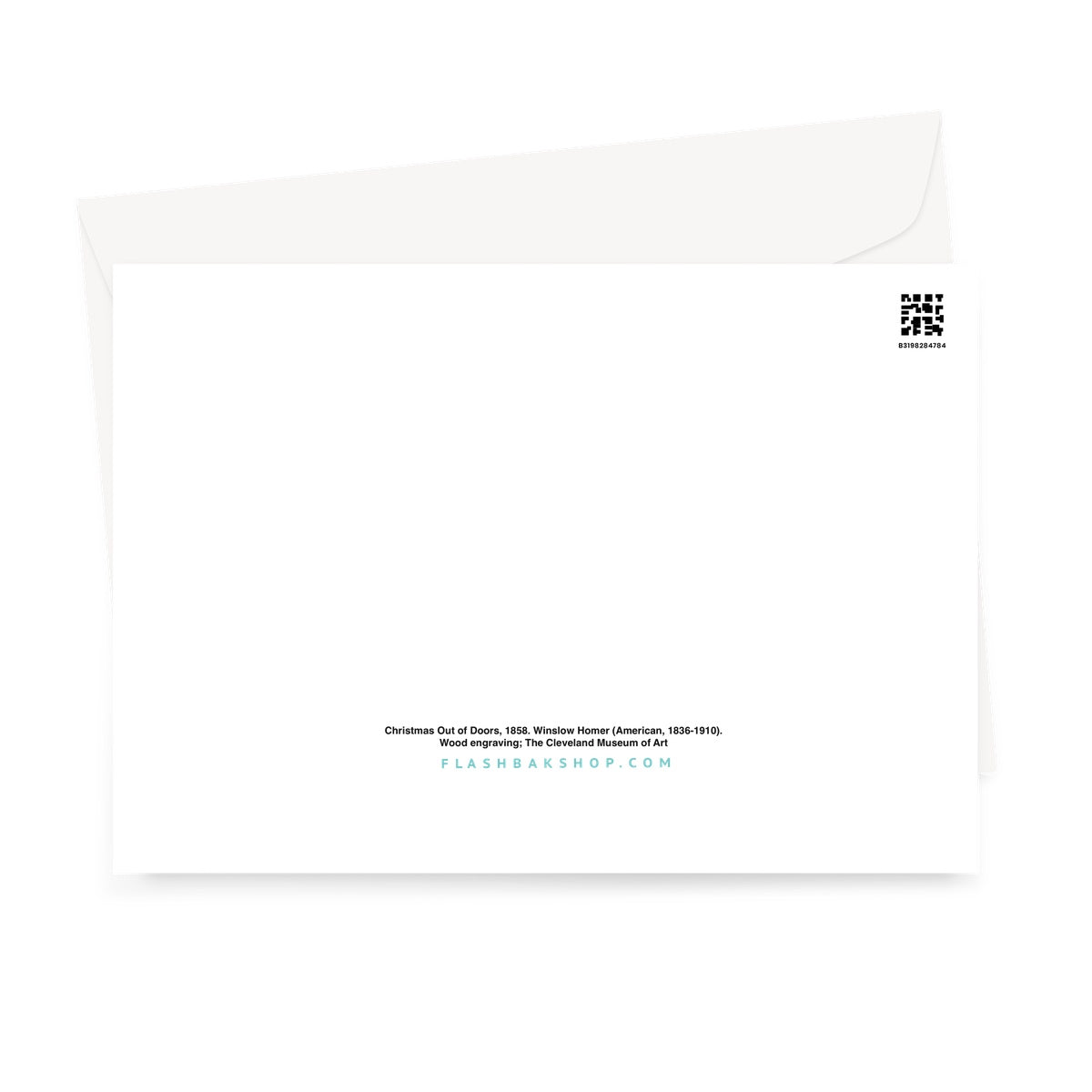 Christmas Out of Doors by Winslow Homer, 1868 - Greeting Card