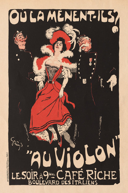 Les Maitres de L'Affiche- Pl. 103 Café Reche 1897 Jules-Alexandre Grün (French, 1868-1934)