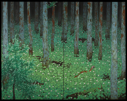 Forêt de Mori de Katayama Bokuyo - 1928 