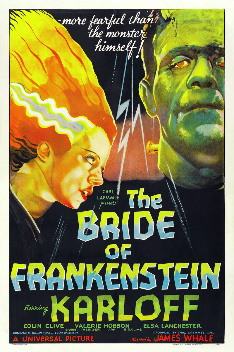 Bride of Frankenstein Movie Poster - 1935