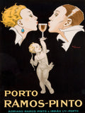 Advert for Porto Ramos-Pinot by Rene Vincent (French 1879-1936).