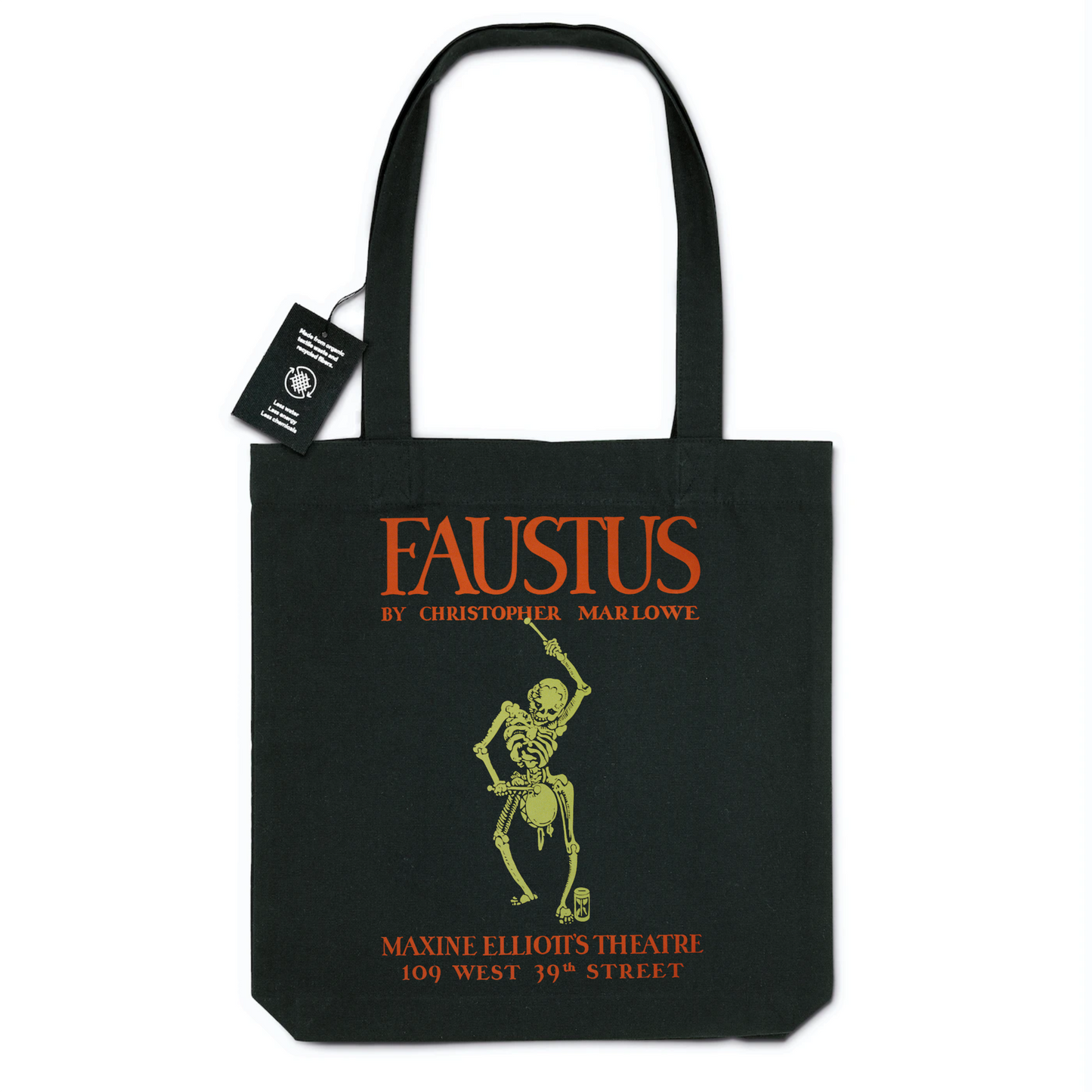 Faustus poster for Federal Theatre Project presentation of Faustus at Maxine Elliott's Theatre c.1940 - Organic Tote Bag