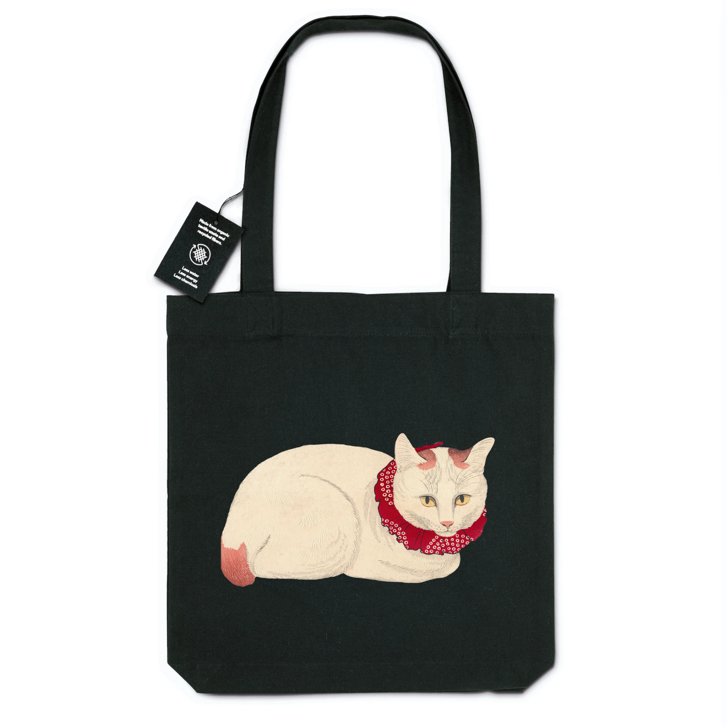 Tama (Cat) by Shotei Takahashi, 1924 - Recycled Organic Tote Bag