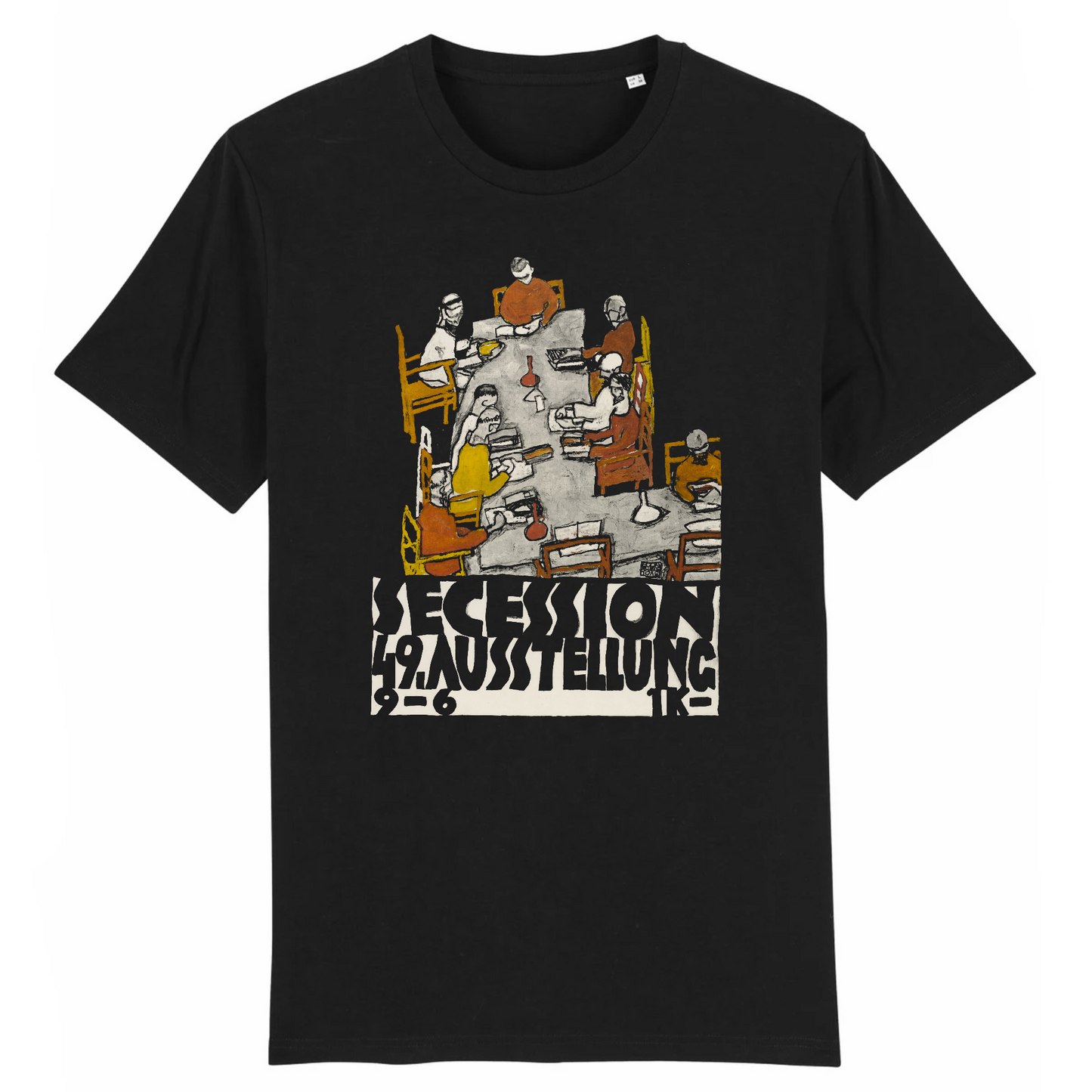 Egon Schiele for the 49th Exhibition of the Vienna Secession, 1918 - Organic Cotton T-Shirt
