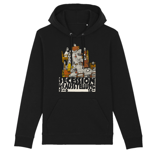 Egon Schiele for the 49th Exhibition of the Vienna Secession, 1918 - Hoodie (Graphic on front)