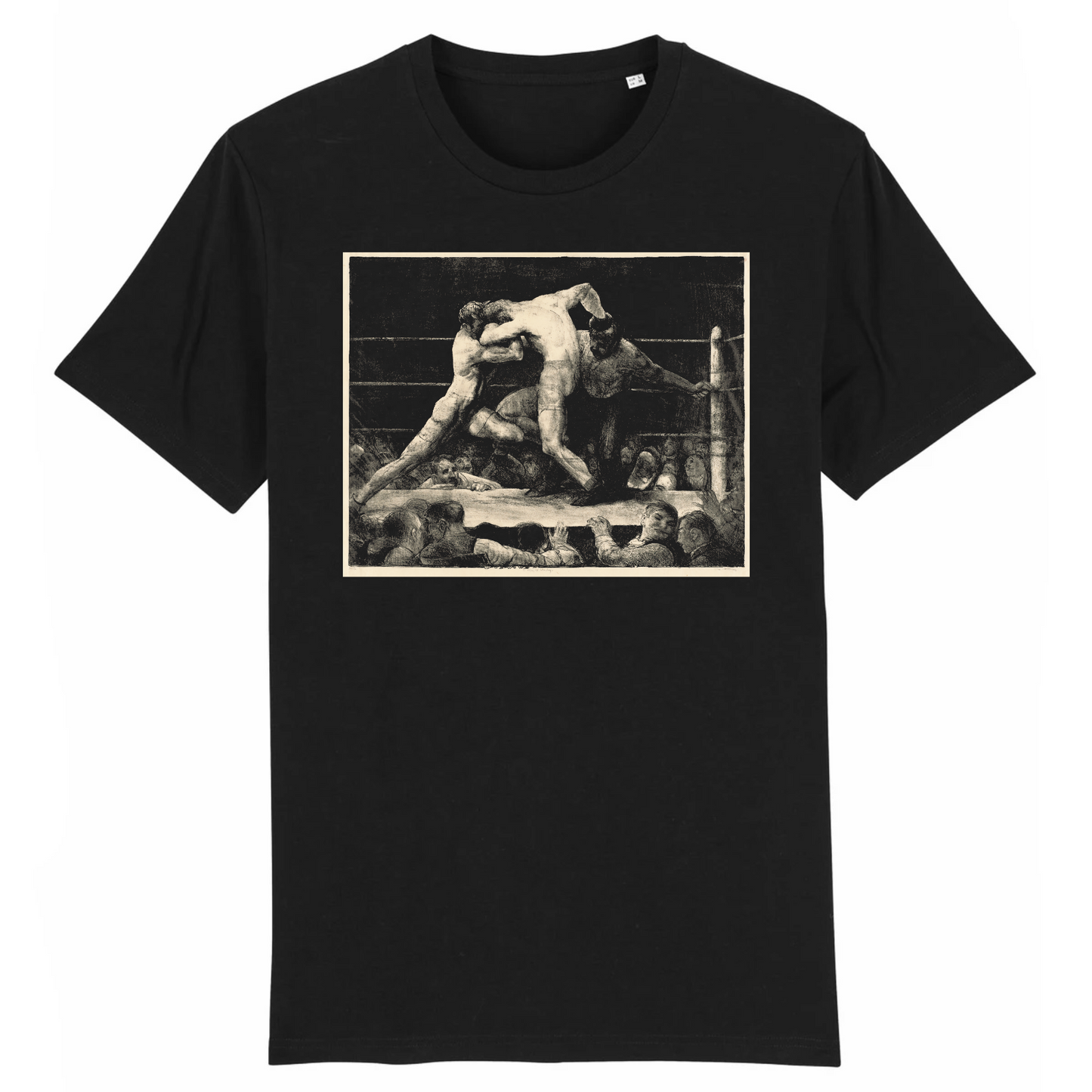 A Stag at Sharkey's by George Bellows, 1917 - Organic Cotton T-Shirt
