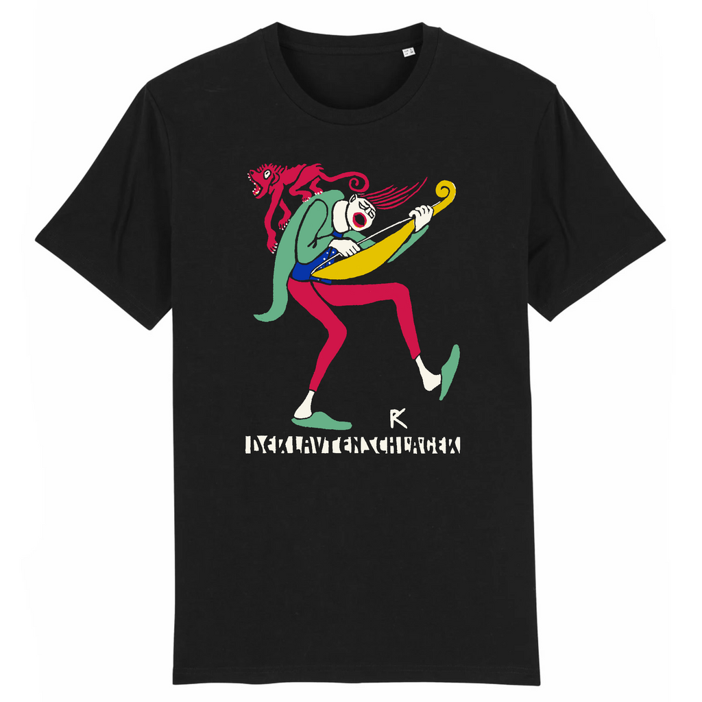 The Lute Player by Rudolf Kalvach, 1907 - Organic Cotton T-Shirt