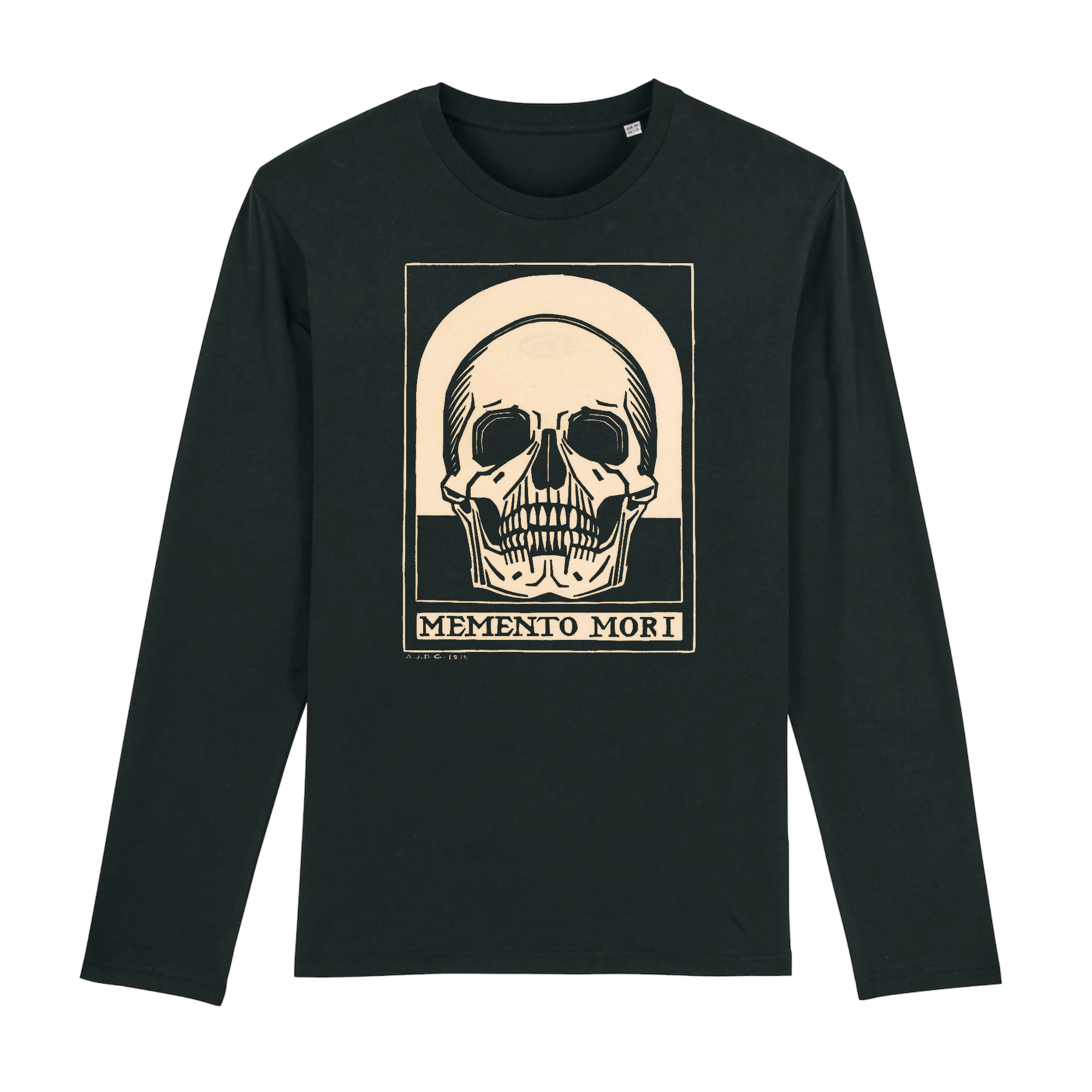 MEMENTO MORI by Julie de Graag, 1916 - Organic Cotton Long-Sleeve T-Shirt