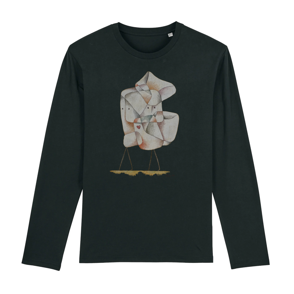 Siblings by Paul Klee - Camiseta de manga larga de algodón orgánico