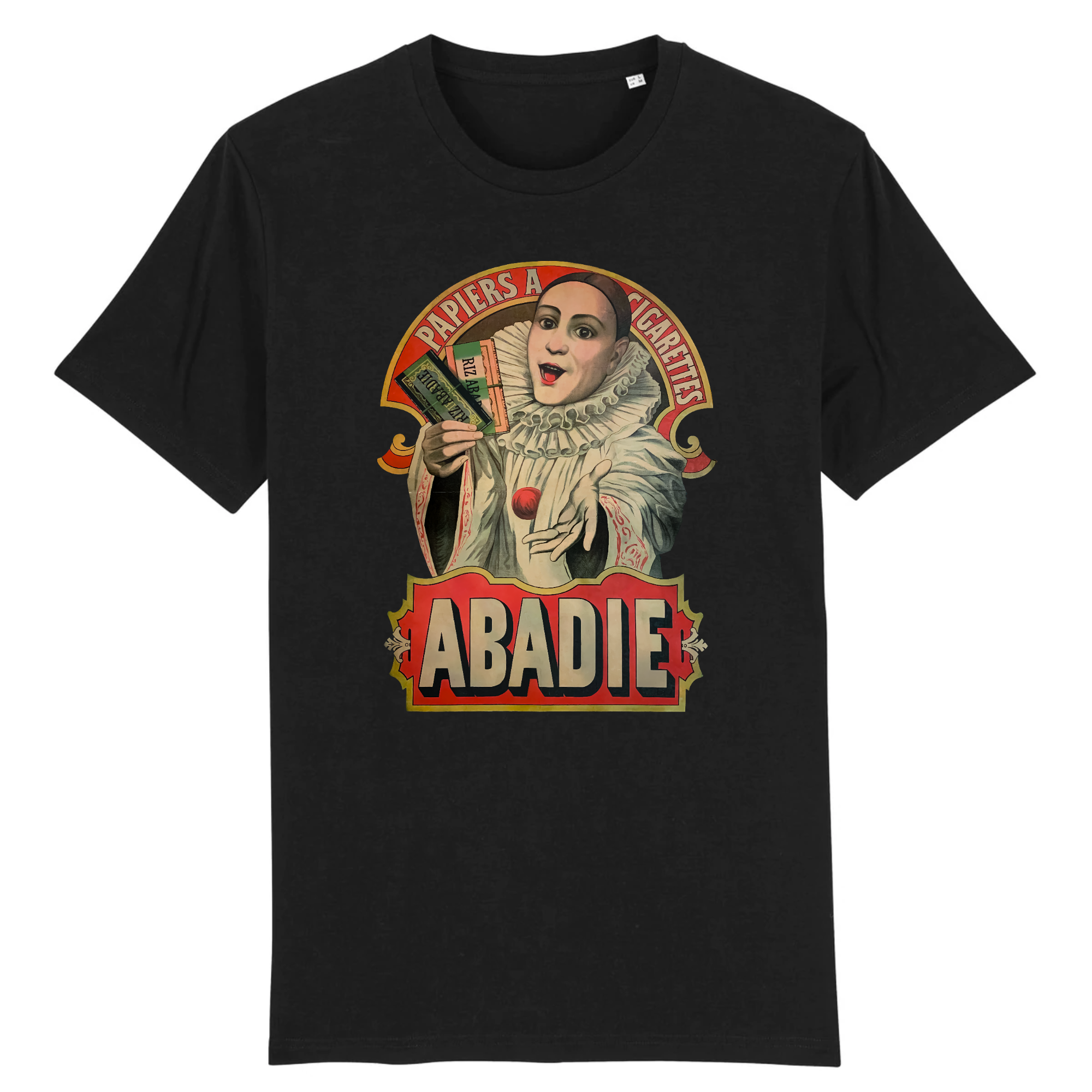 Abadie Cigarette Papers, 1895 - Organic Cotton T-Shirt
