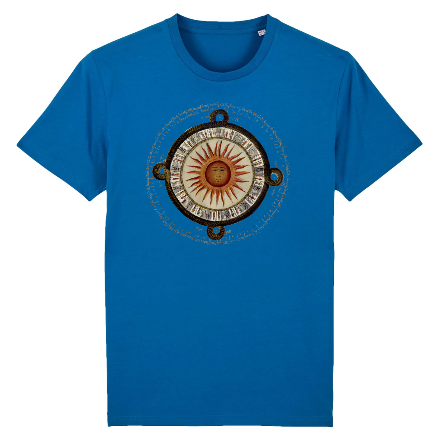 Aztec Sun Calendar, 1792 - Organic Cotton T-Shirt