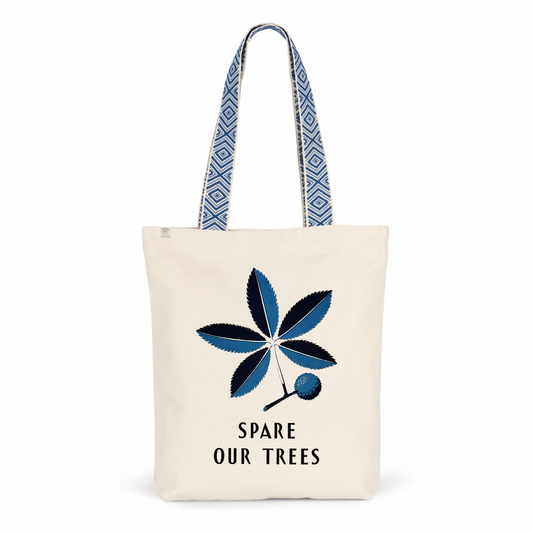 Spare our Trees Clough, 1938 -  100% Recycled Textile Tote Bag