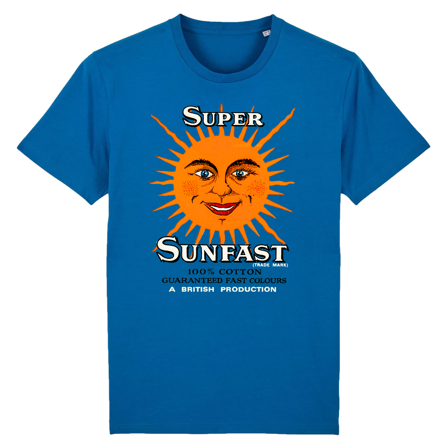 British Cotton Bale Bolt Label Super Sunfast, 1940s - Camiseta de algodón orgánico