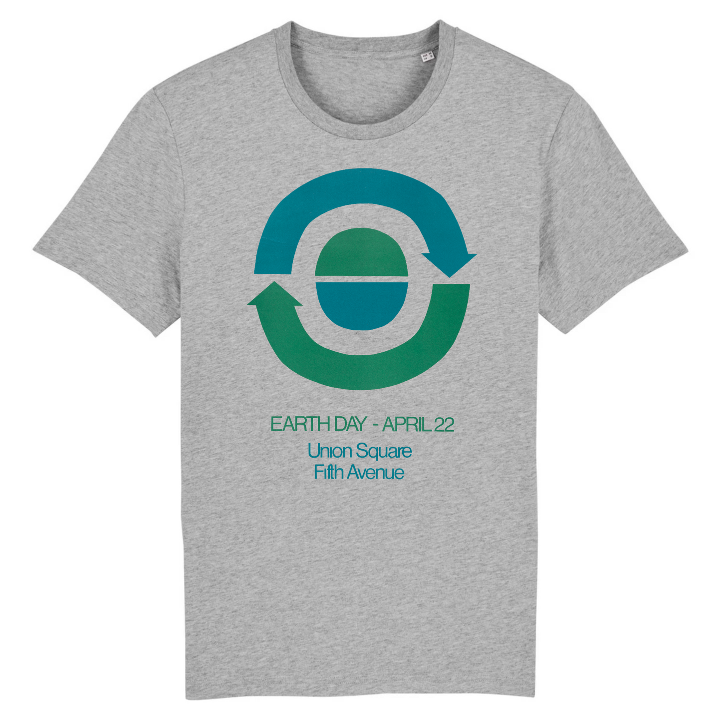Día de la Tierra - Camiseta de algodón orgánico