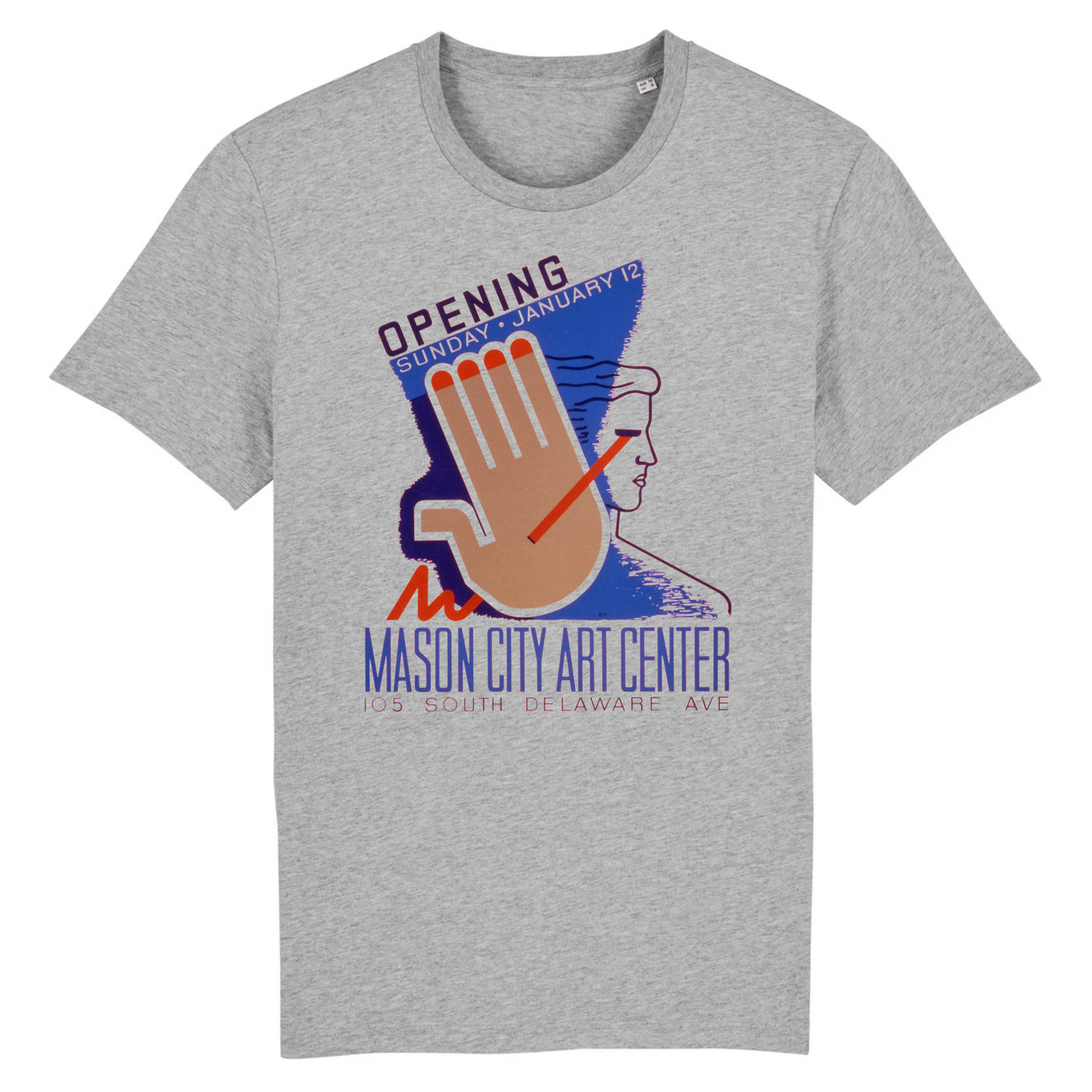 Mason City Art Center, 1941 - Organic Cotton T-Shirt
