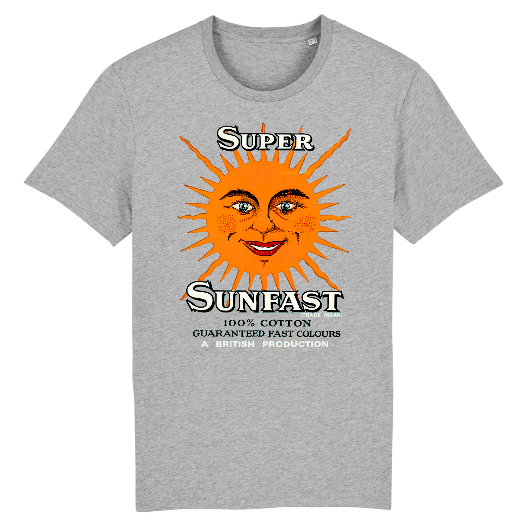 British Cotton Bale Bolt Label Super Sunfast, 1940s - Organic Cotton T-Shirt