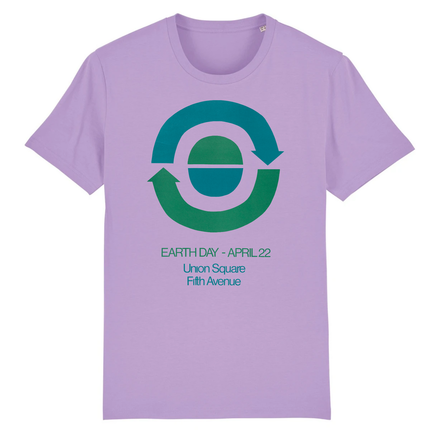 Día de la Tierra - Camiseta de algodón orgánico