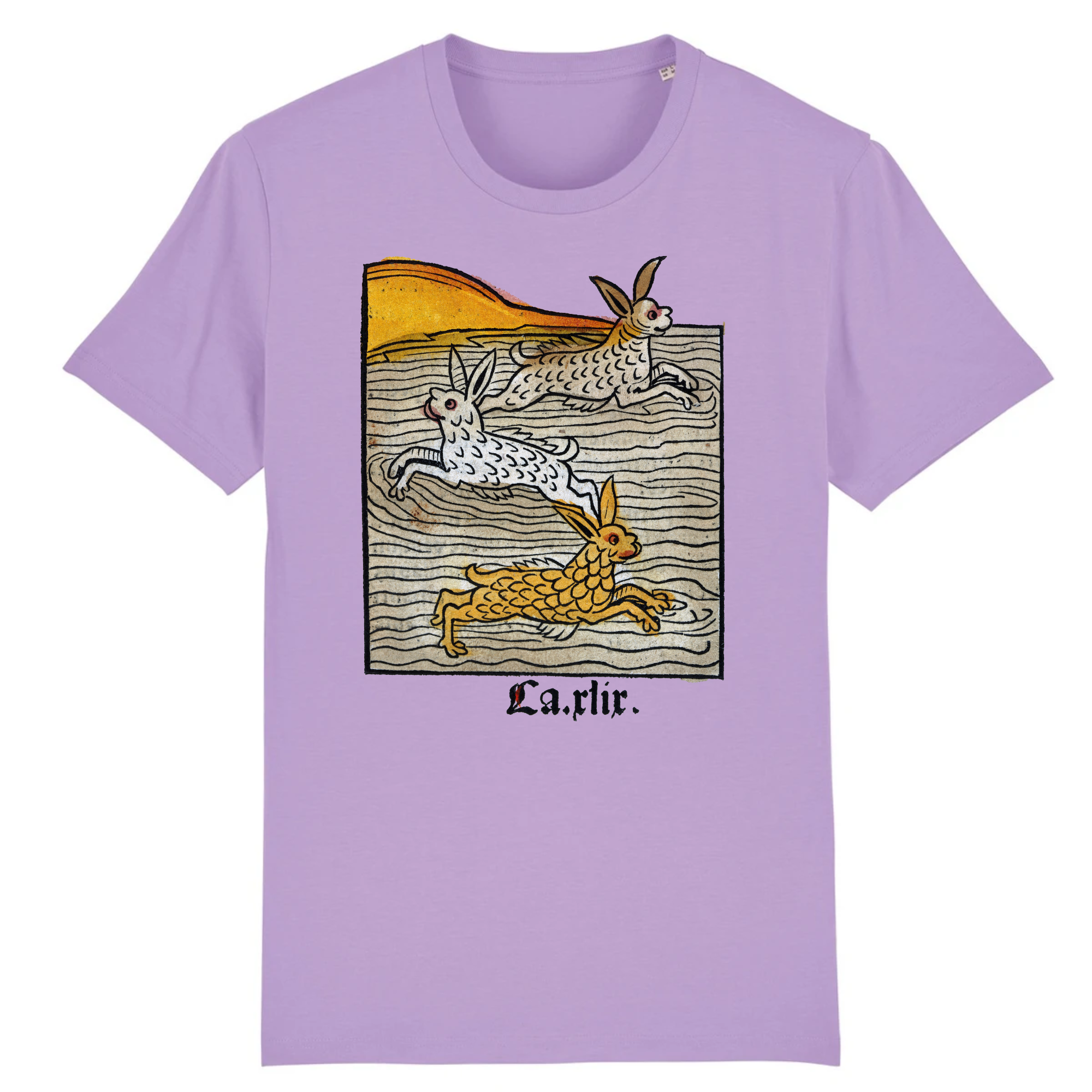 Trois lièvres nageant, 1547 - T-shirt en coton biologique